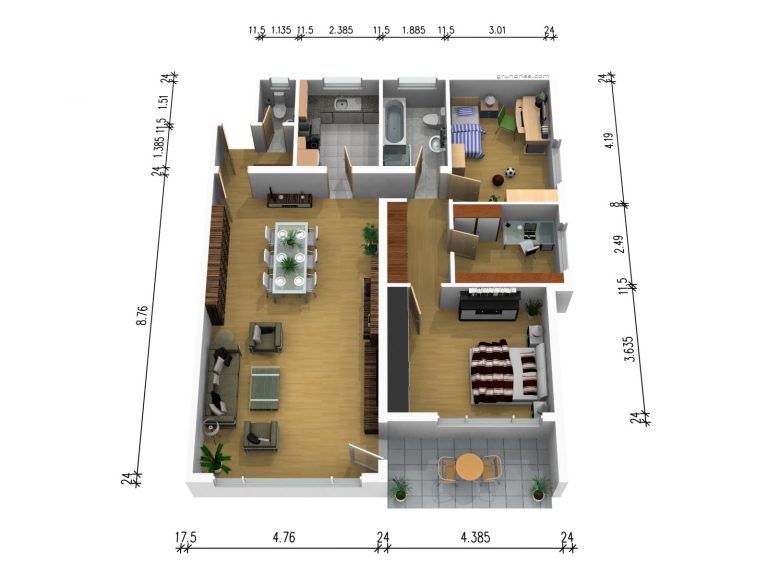 Grundrisse EG 4 Zimmer